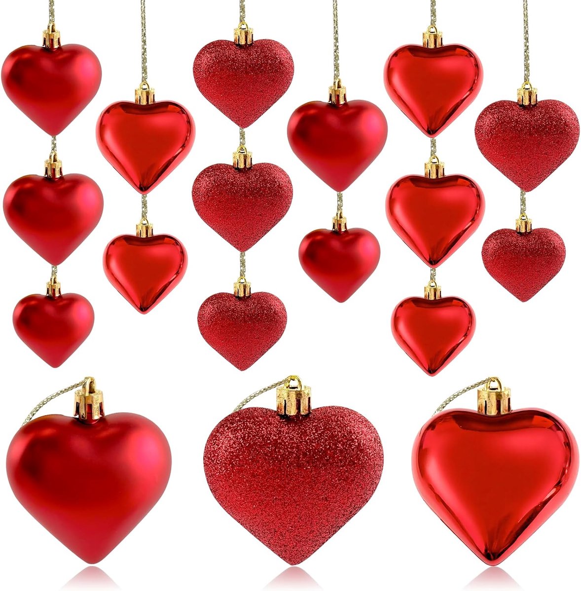 Hart Ornamenten Rood