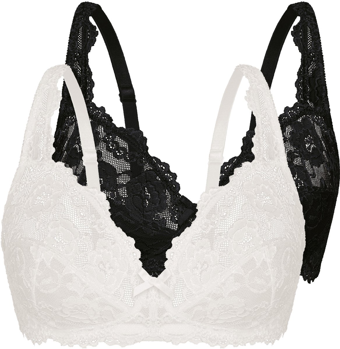 2-pack Soft-bh Classic Lace