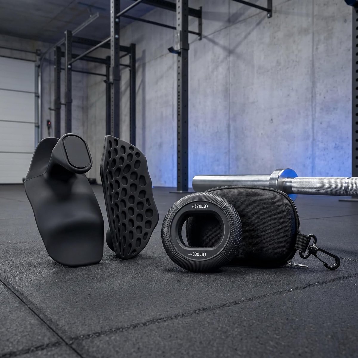 Handgrepen voor krachtsport, 2 stuks greephulpen voor gripverbetering, ideaal voor powerlifting, pull-ups en bodybuilding, fitnessaccessoires voor optimale trainingservaring