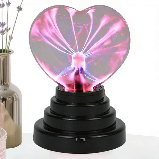 Plasma Bal Lamp - Sfeerlamp Interactief - Decoratieve Verlichting - Geluid en Aanraak Gevoelig - 11 cm - Multicolor — afbeelding 5