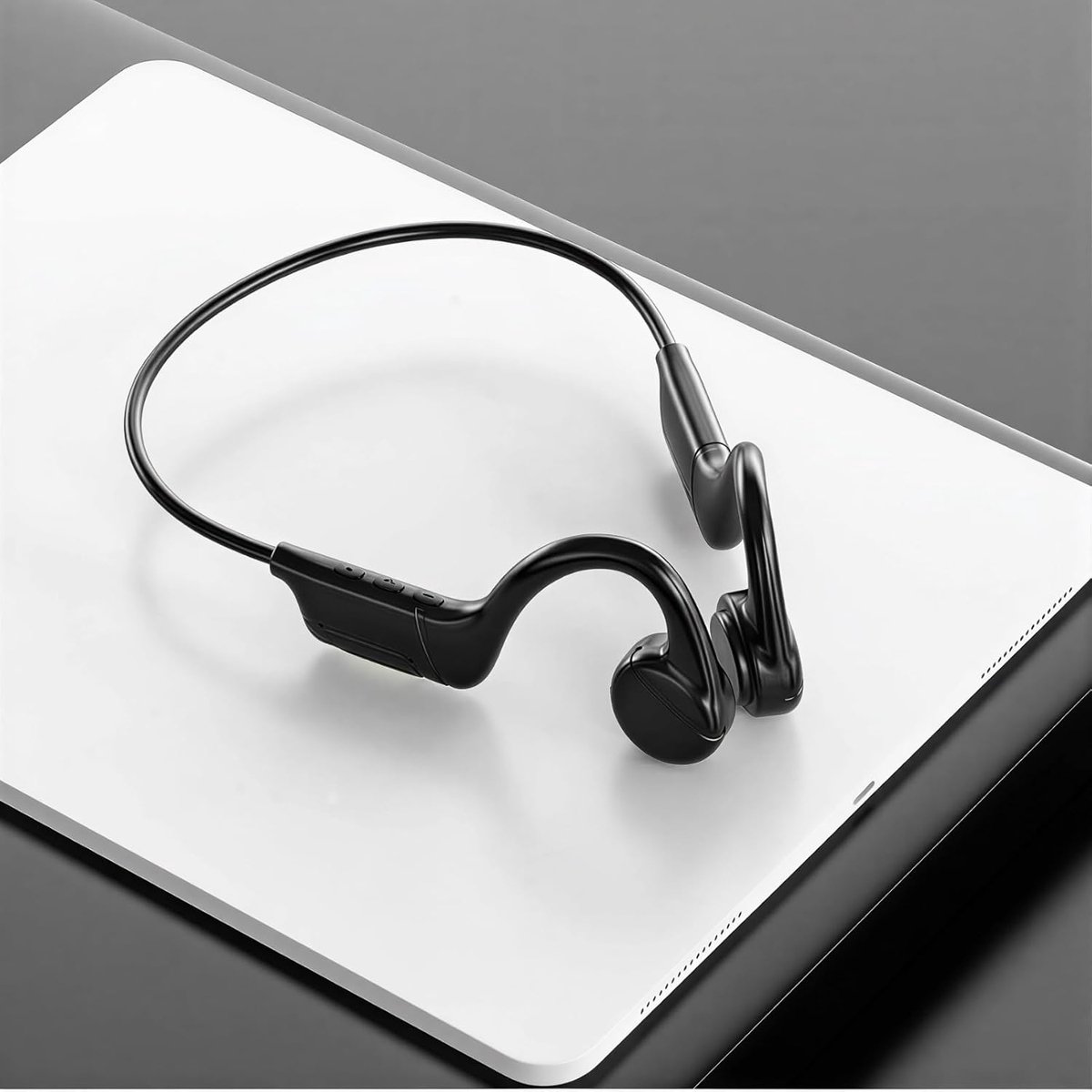 SnelShoppen - Draadloze Leg Conductie Hoofdtelefoon, Open Oordoppen met HiFi Geluid voor Sport, Hardlopen, Fietsen, Wandelen, Autorijden, Fitness