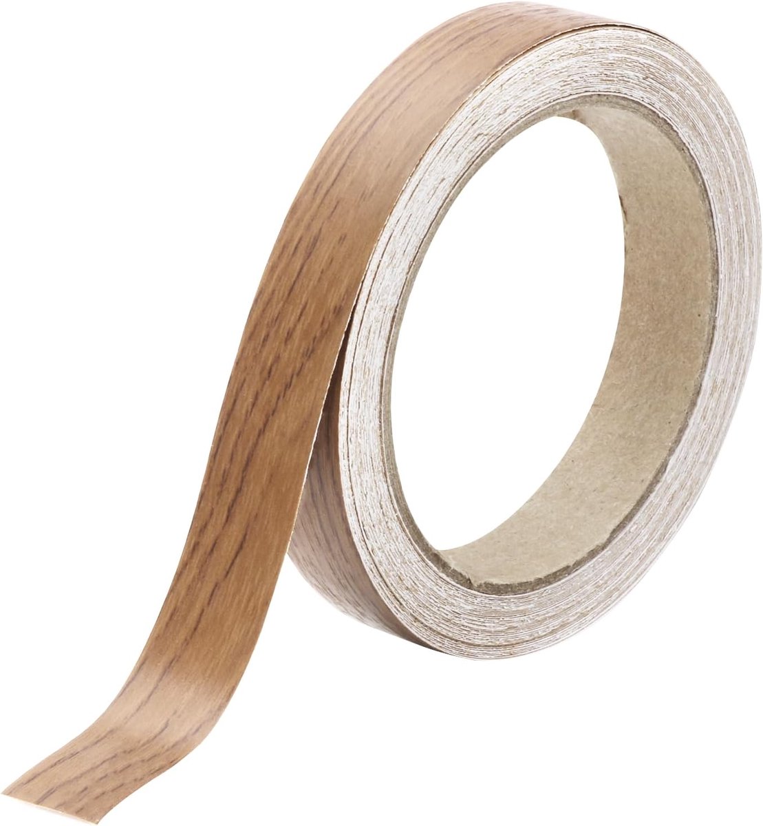SnelShoppen - 18mm x 10m Houten Fineer Strips, Werkbladrand Strip, Melamine Rand Tape, Zelfklevende Houtlook Rand Tape, Voor Bureau, Kasten, Meubels,