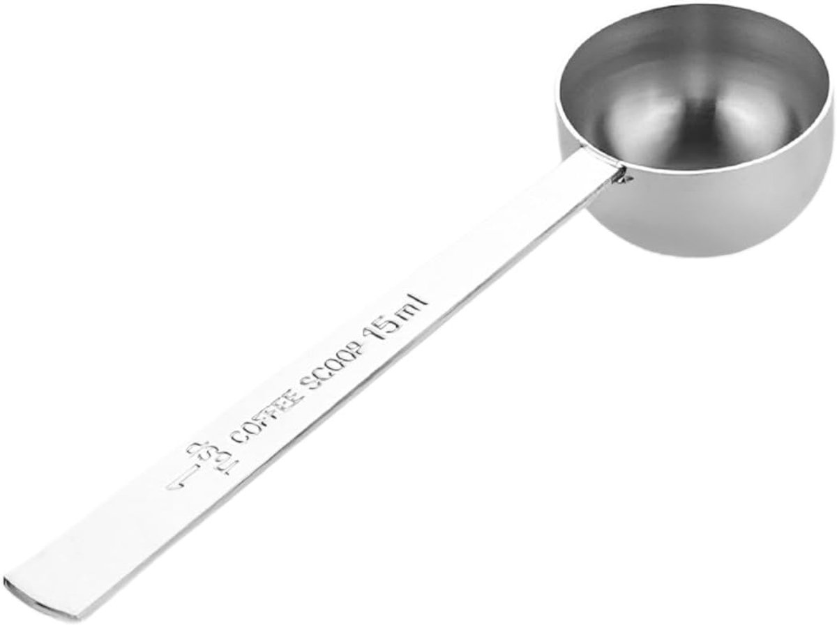 1 koffiedoseerlepel, eiwitmaatbeker, koffiedoseerder van roestvrij
