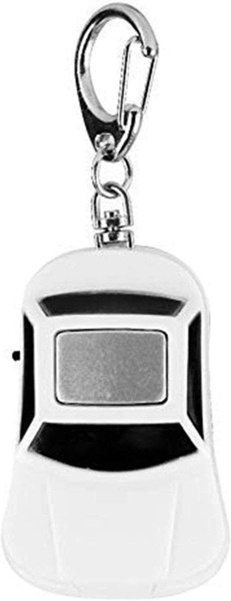 Finder, Mini Auto Form Anti-Lost Key Locator, Keychain Pipe Beep Sound Control met LED-zaklamp voor portefeuilles/auto/huisdieren/kinderen/tassen