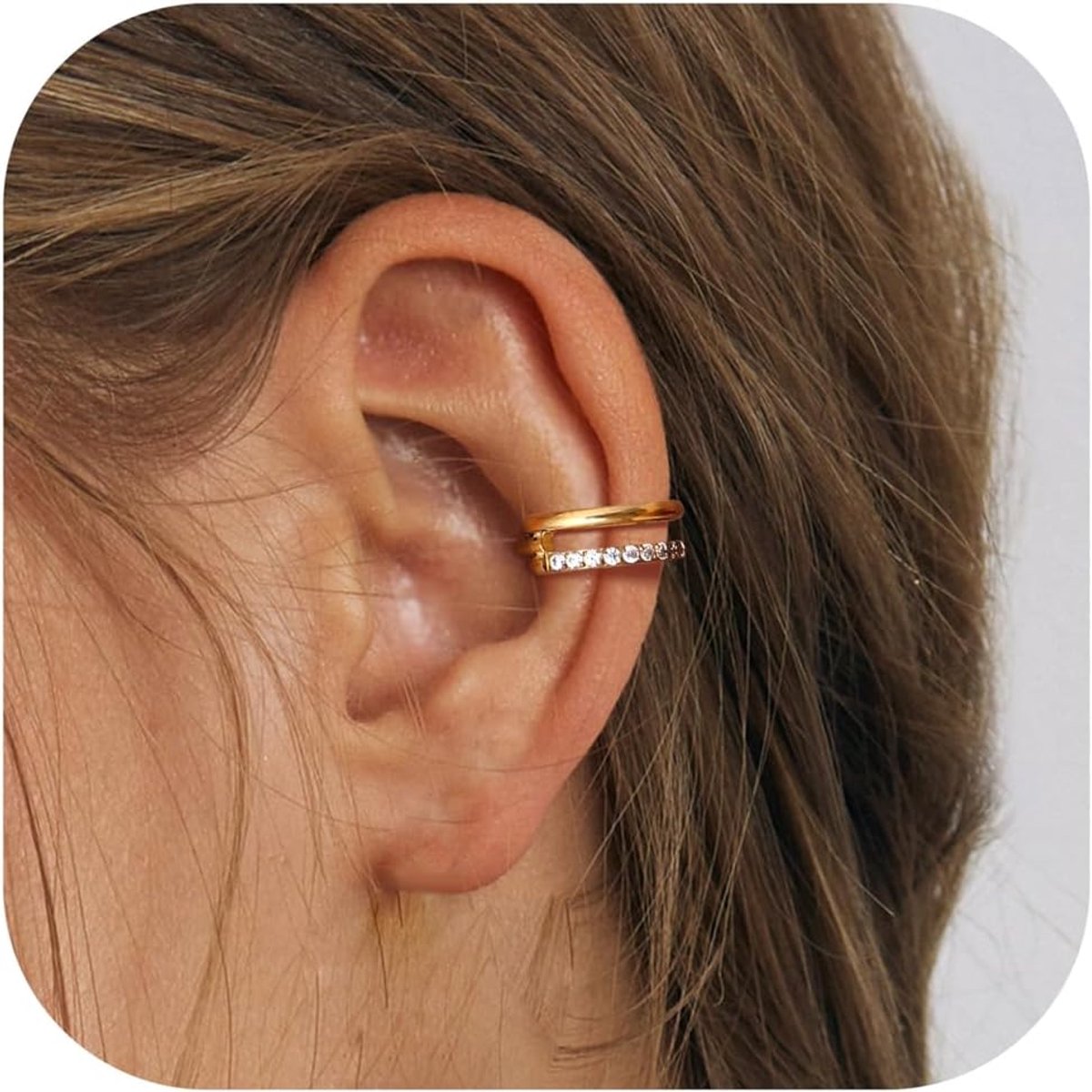 Neuspiercing 316L chirurgisch staal helix piercing kraakbeen oorring neusring septum ring conch tragus piercing ring goud zilver oorpiercing 16G/18G 8/10MM