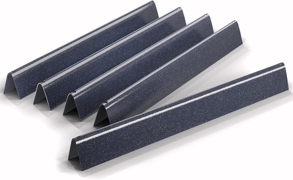 57cm 7537 Flavorizer Bars voor Weber Spirit 300/310 Original, Porseleinen Stalen Brander Cover Vervangende Onderdelen voor Spirit E310 E320 S310 S320, Spirit 700 7536 65903 (met Zijbedieningsknoppen)