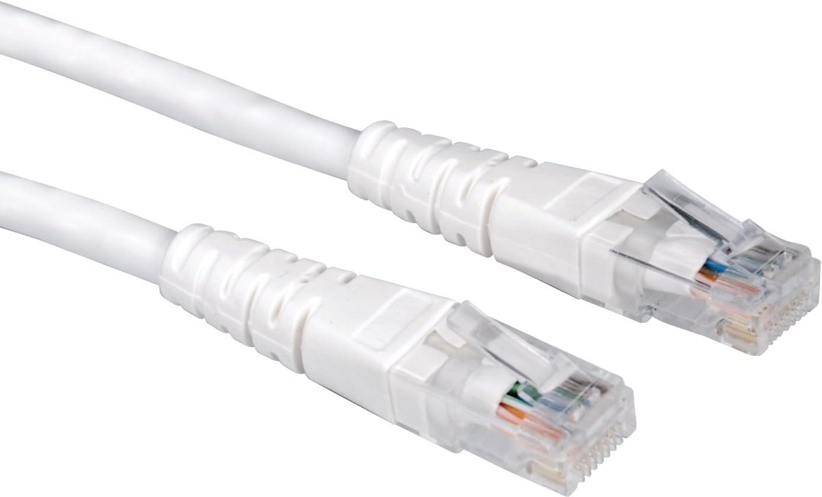 Patchkabel Cat.6 (Class E) UTP, wit, 1,5 m