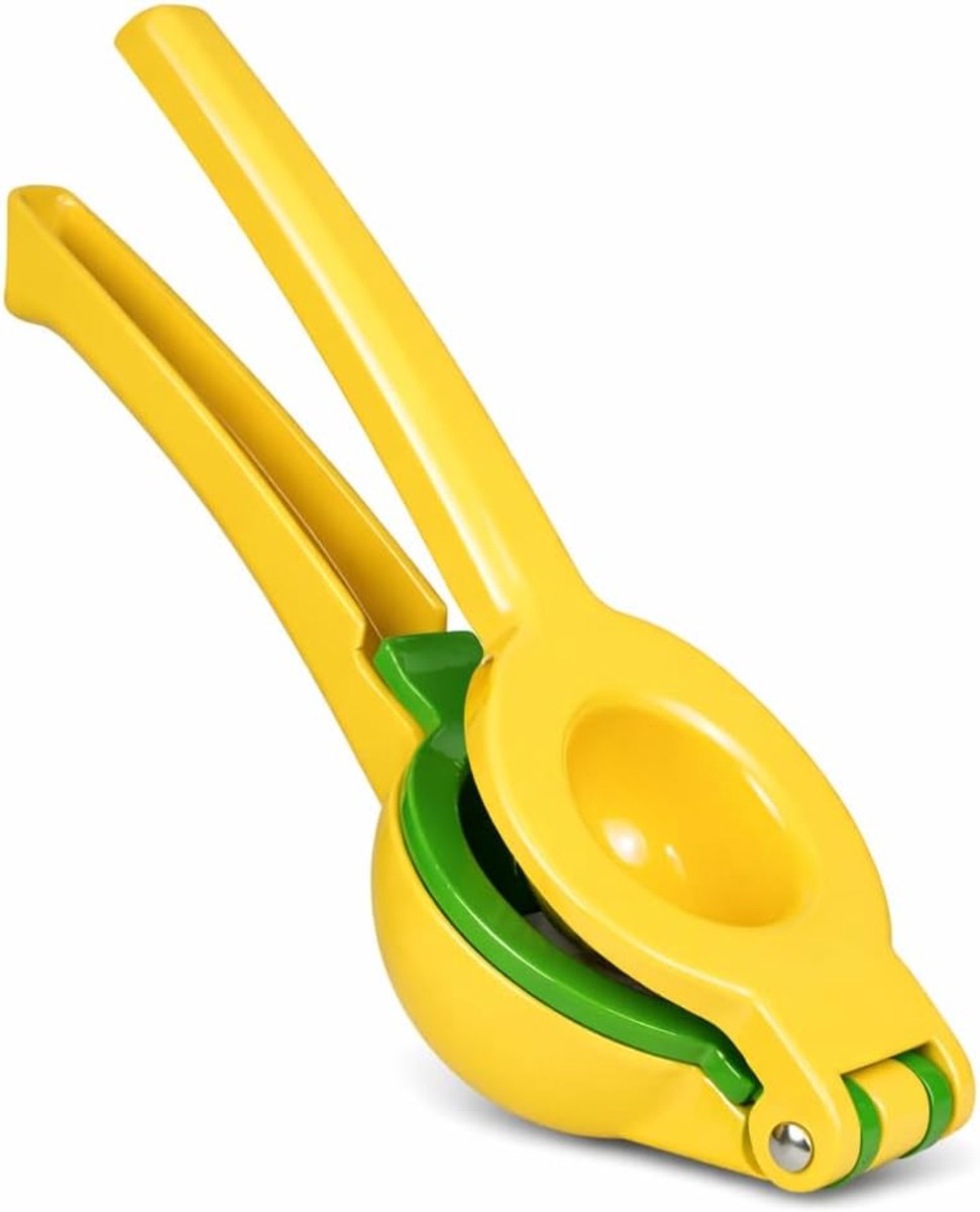 Citruspers Handmatig – Citroenpers Limoenpers 2-in-1 – Metalen
