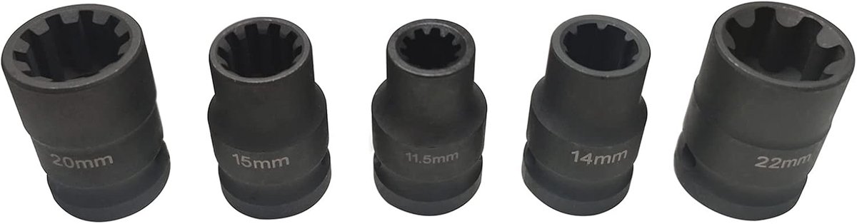 Remklauw Socket Set 5 STKS Remblok Schroef Vervanging voor VW Audi Porsche