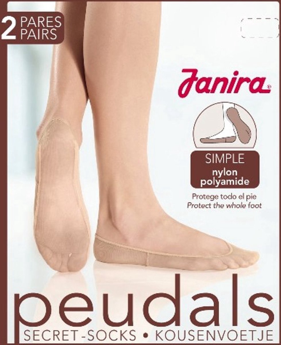 Janira 10022 polyamide peudals simple 2 paar -9 36