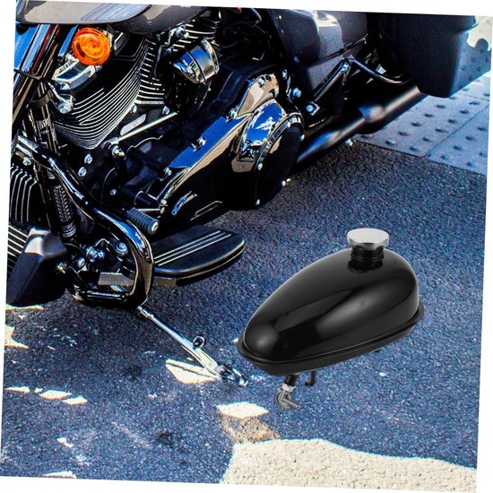 Mini Motorfiets Benzinetank - Brandstoftank Fiets - Vervangen Oude Tank - Ijzeren Constructie - 3 Liter - Zwart van MINI — afbeelding 3