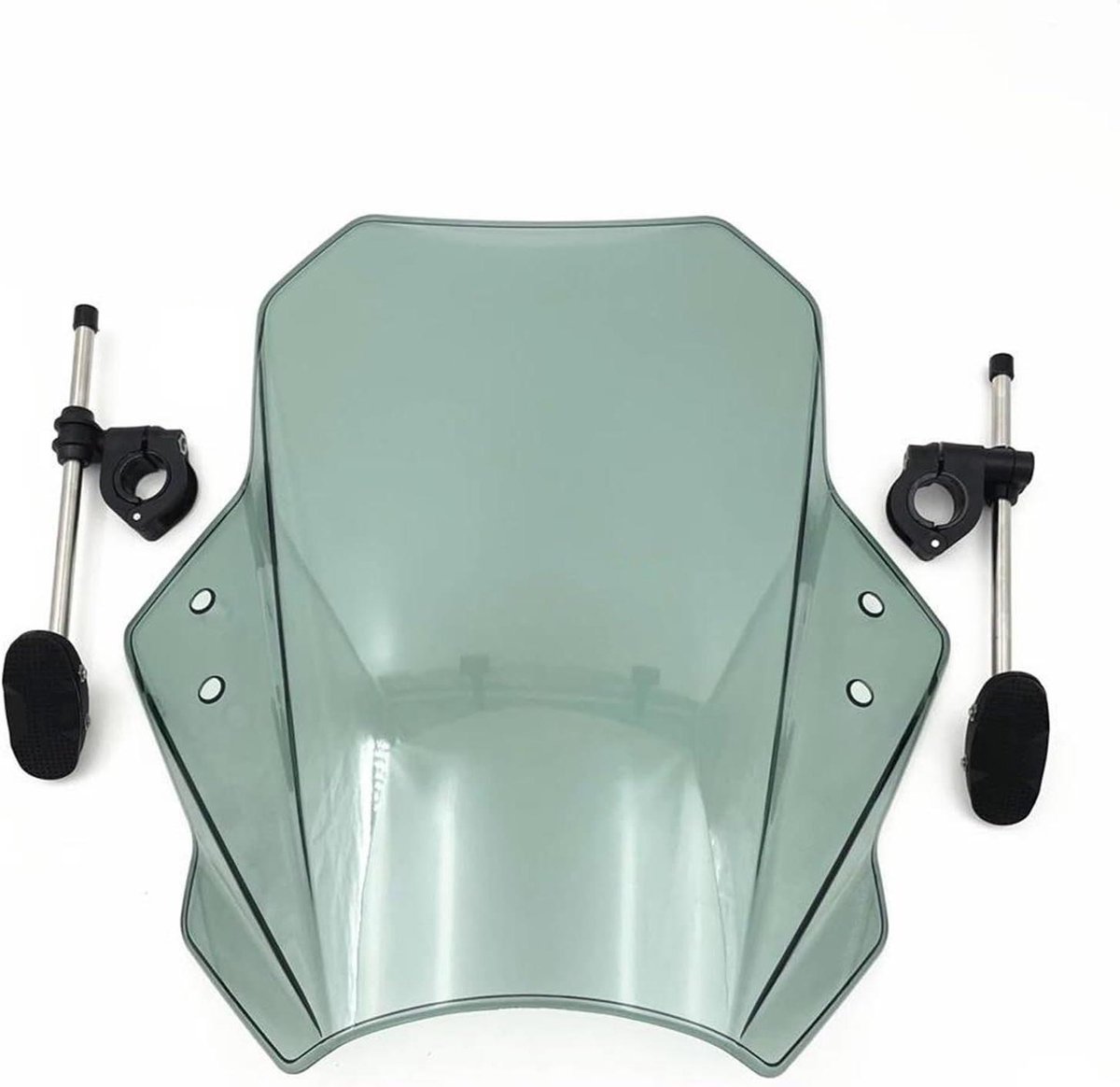 Motorcycle Windshield - Wind Deflector Spoiler - Comfortabel Rijden - Variabele Spoiler - Universele Pasvorm - Smoke
