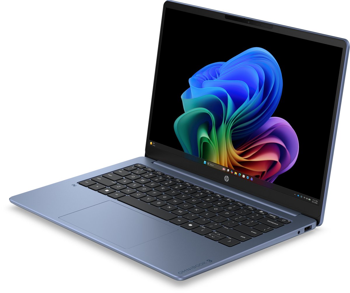 HP OmniBook 3 14-hz0712ndx - Copilot+ Laptop - 14 inch - 8GB/512GB - 2K OLED thumbnail 6