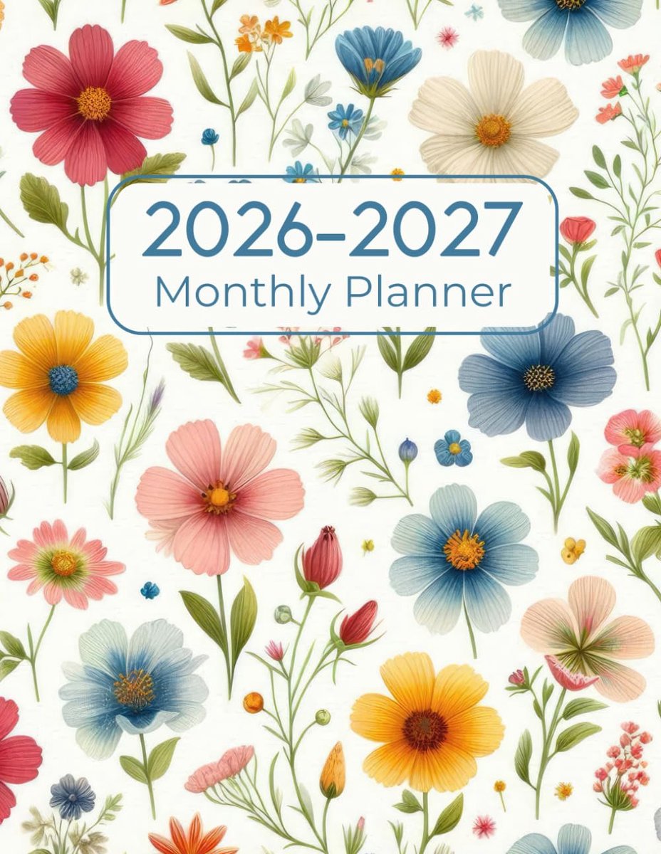Maandplanner 2026-2027 - 2 jaar - Inspirerende citaten - Perfect voor organisatie - ShopVlot