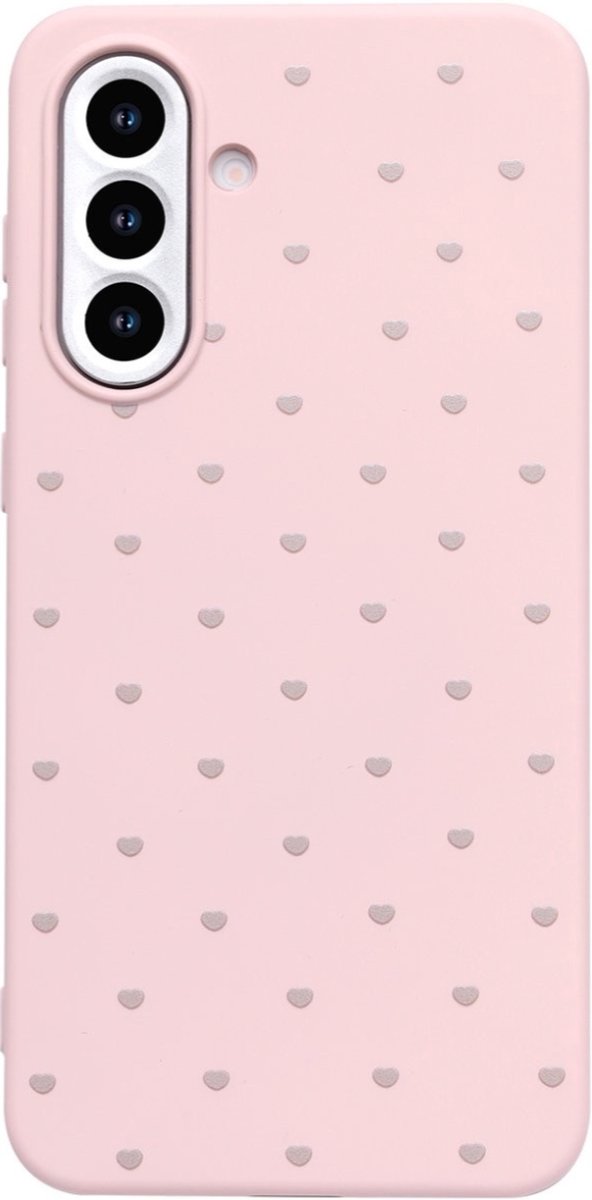 Casemania - Samsung S25 FE - Hart Patroon High Quality Silicone Case - Zalm