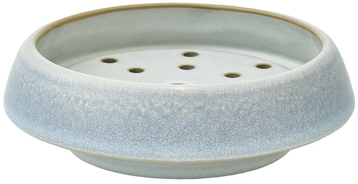 Figo Zeepbakje Ice | Lichtblauw | Stoneware