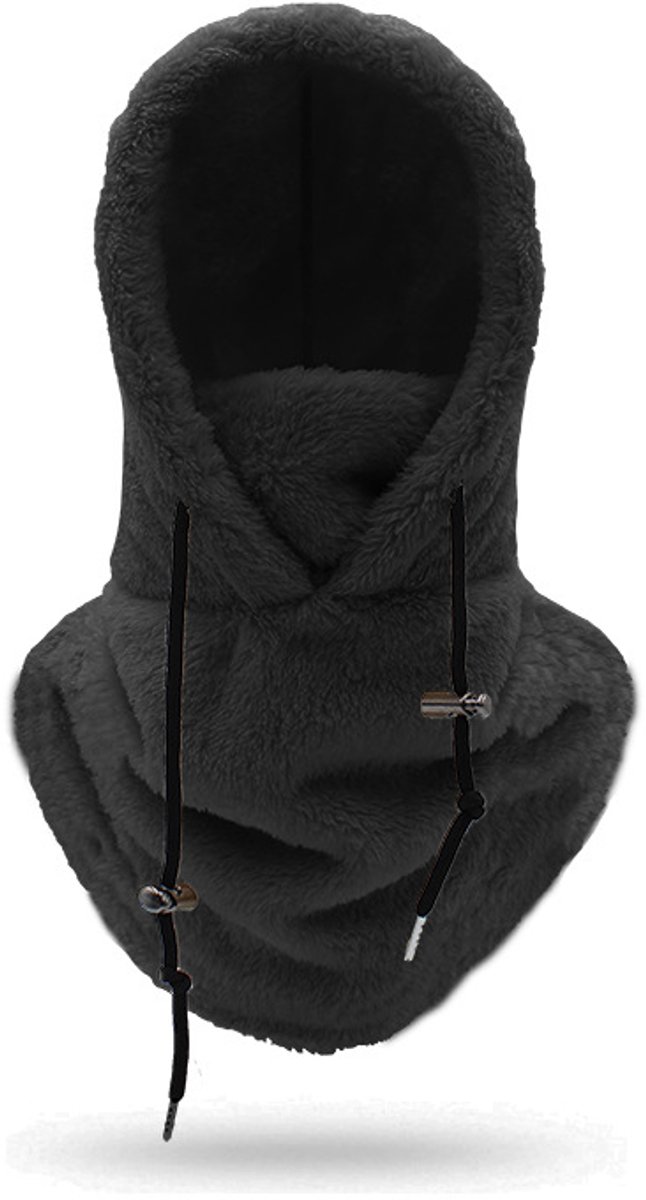 Bivakmuts met capuchon en gezichts- en nekwarmer