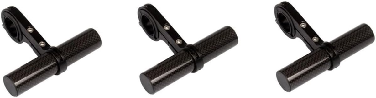Fiets Stuur Extender - Stuurverhoger Accessoirehouder - Extra Ruimte Creëren - Lichtgewicht Aluminium Legering - 10.2 cm Lengte - Zwart