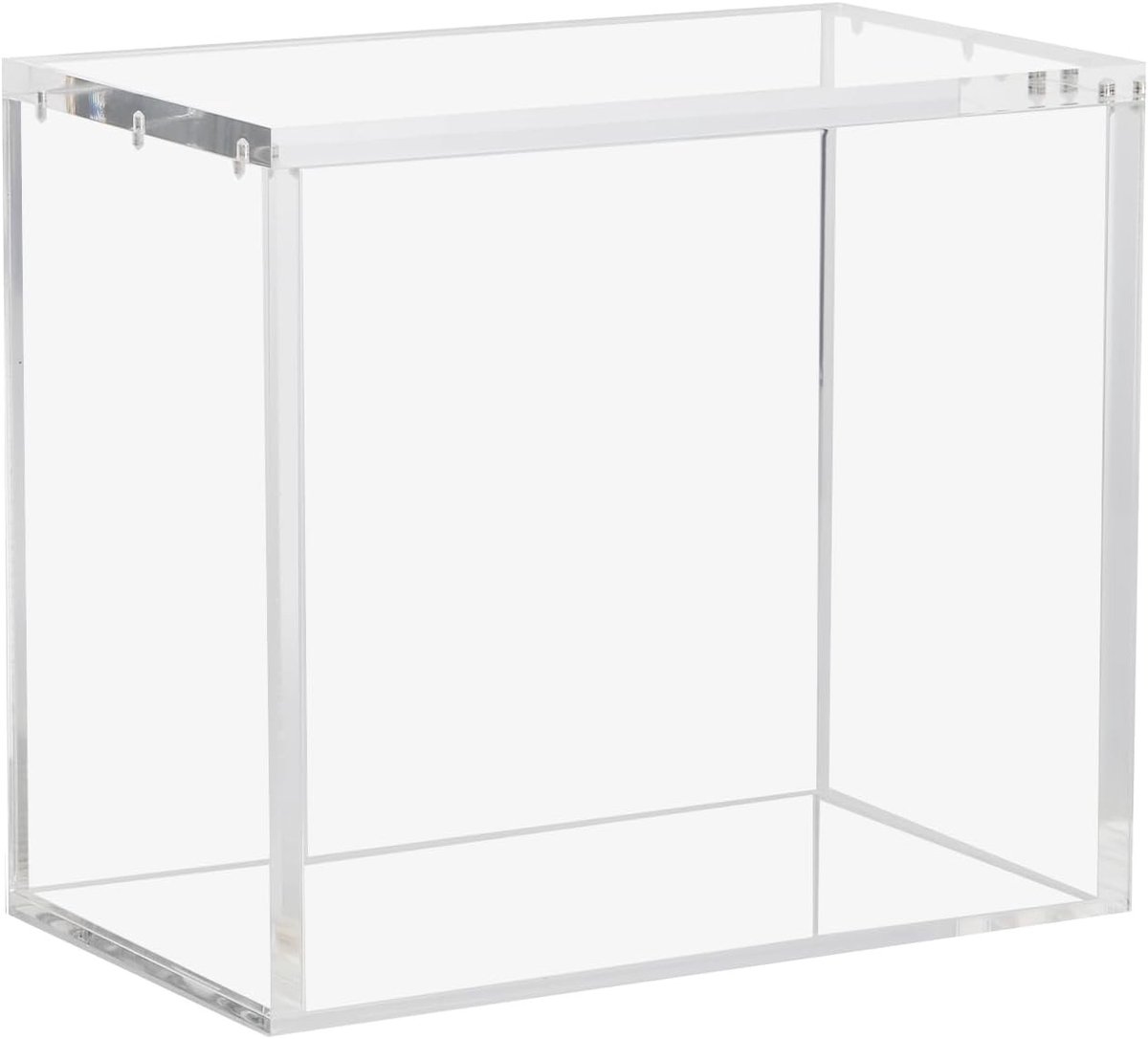 Display Case voor TCG Booster Box, 19.2 x 9.7 x 17 cm, 6mm Dikke Transparante Magnetische Bescherming, Stofdichte Stapelbare Opbergdoos voor Kaarten, Figuren en Verzamelobjecten