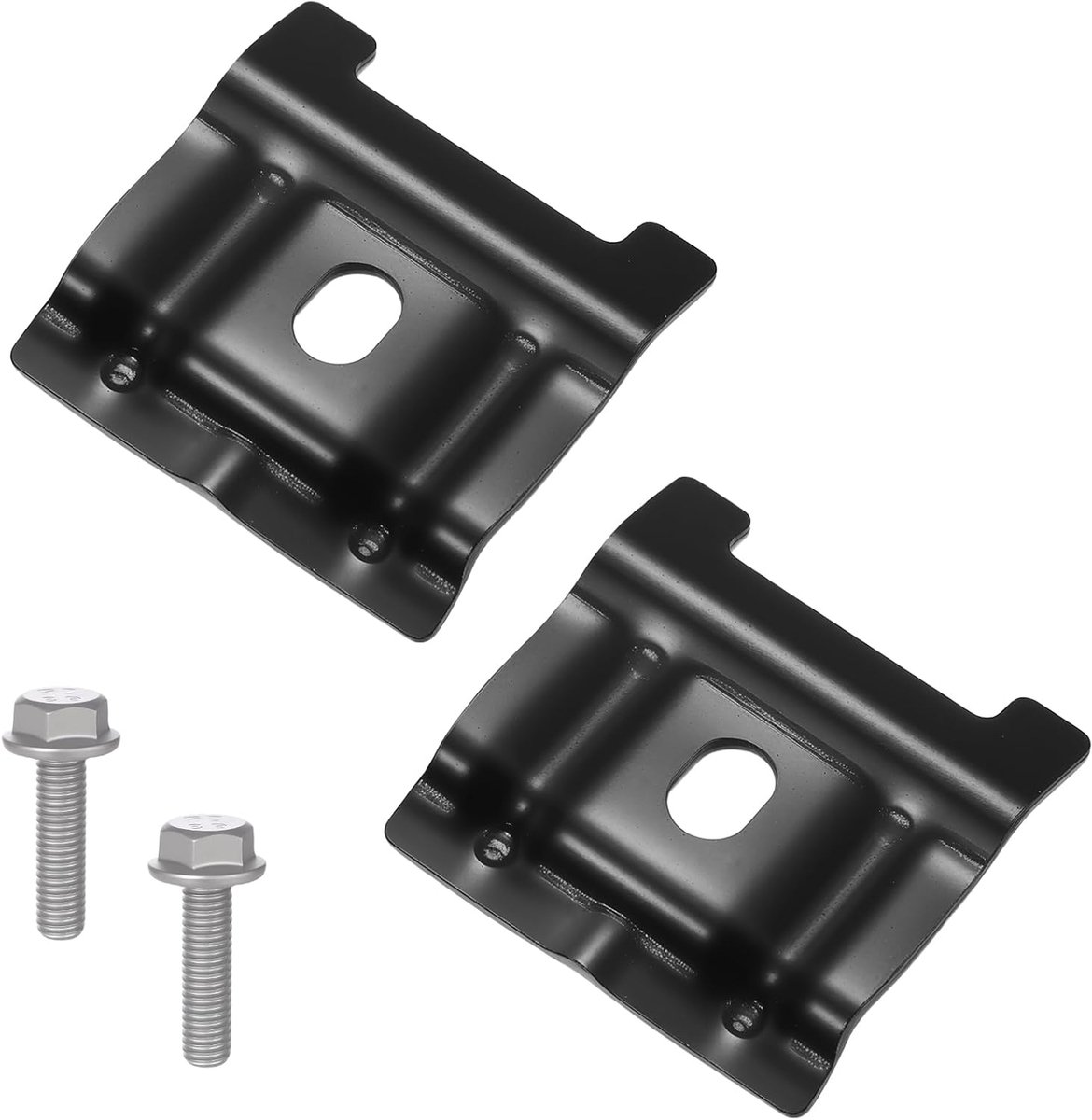 SnelShoppen - 2 Stuks Accu Bevestigingsset, Accubraketten & Schroeven Set, Metaal Accuhouder, Accu-Montagekit voor Auto's en SUV's