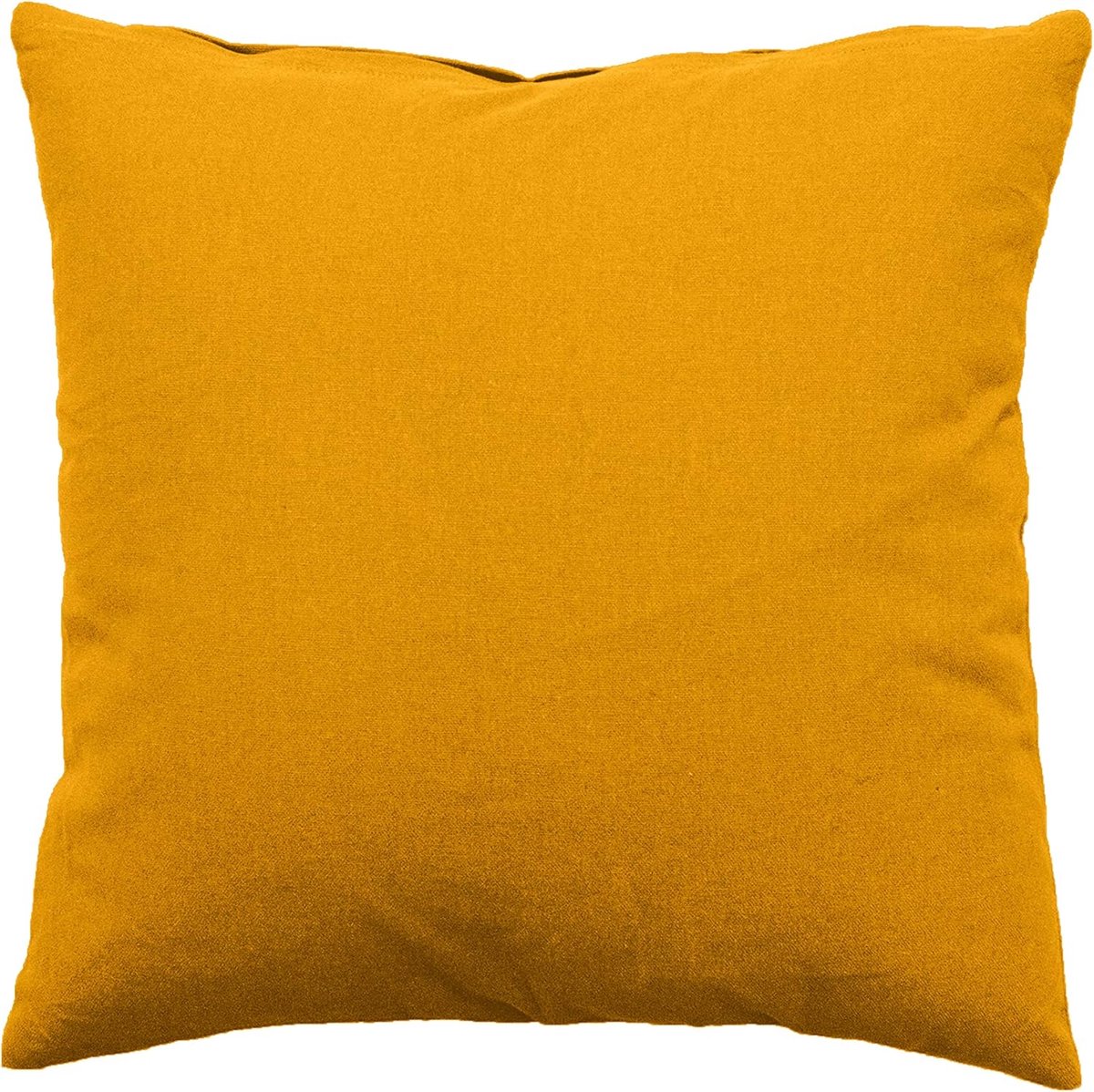 SnelShoppen - Panama Kussen 40x40 cm, Verwijderbare Hoes met Rits, 100% Katoen, Oeko-Tex Gecertificeerd, Geel, Decoratief Kussen voor Woonkamer en Tui
