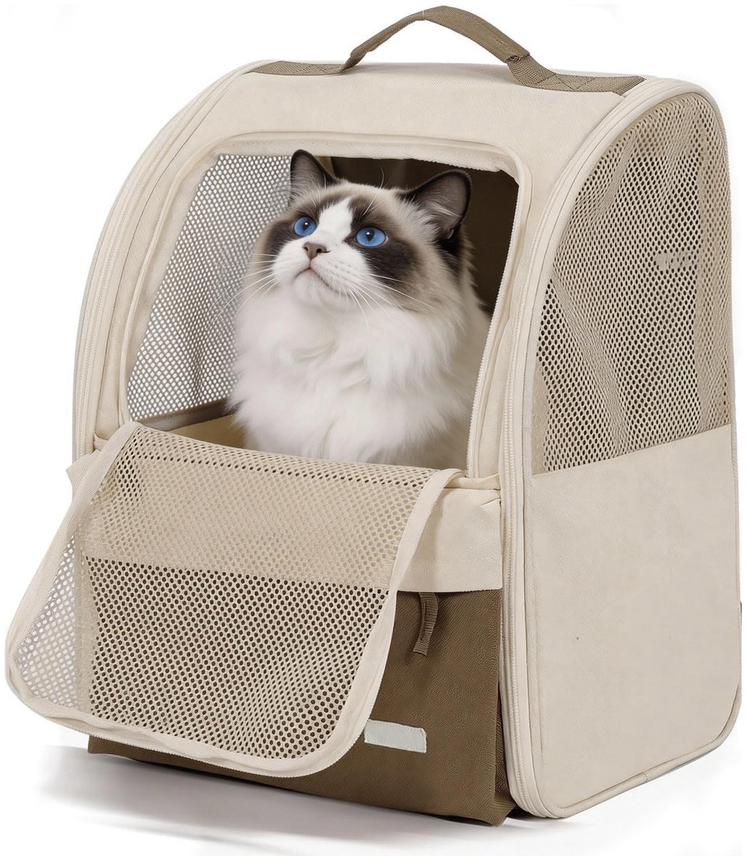 Omgoods - Draagbare Rugzak voor Honden en Katten - Tot 10 kg