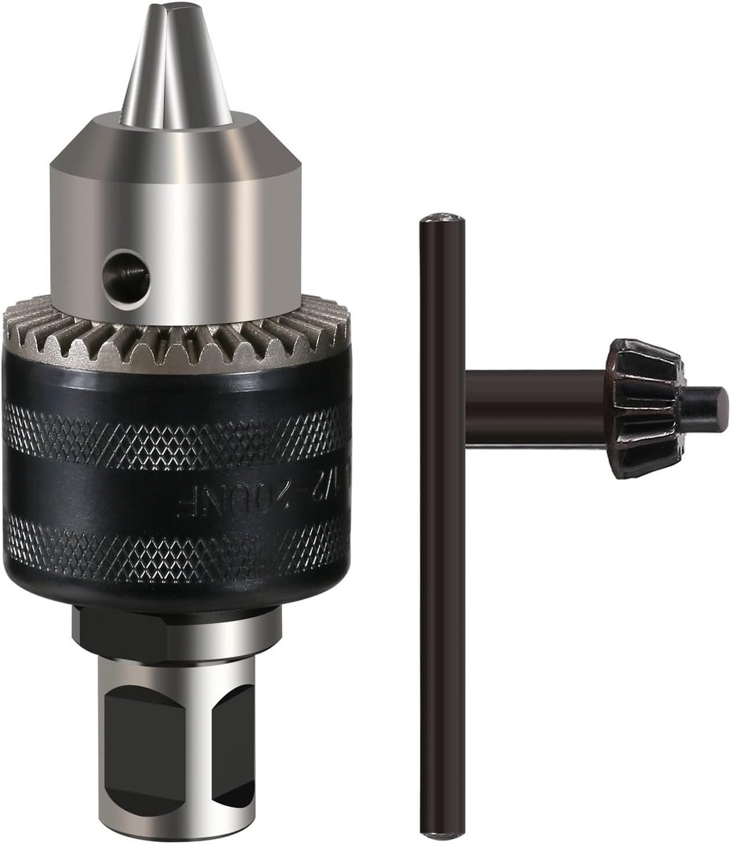 1,5 mm-13 mm magnetische boorkopadapter, 19 mm lasschacht, 1/2-20 UNF-schroefdraadbooradapter, boorkop voor slagschroevendraaier, slagboor en elektrisch gereedschap elektrische boormachine