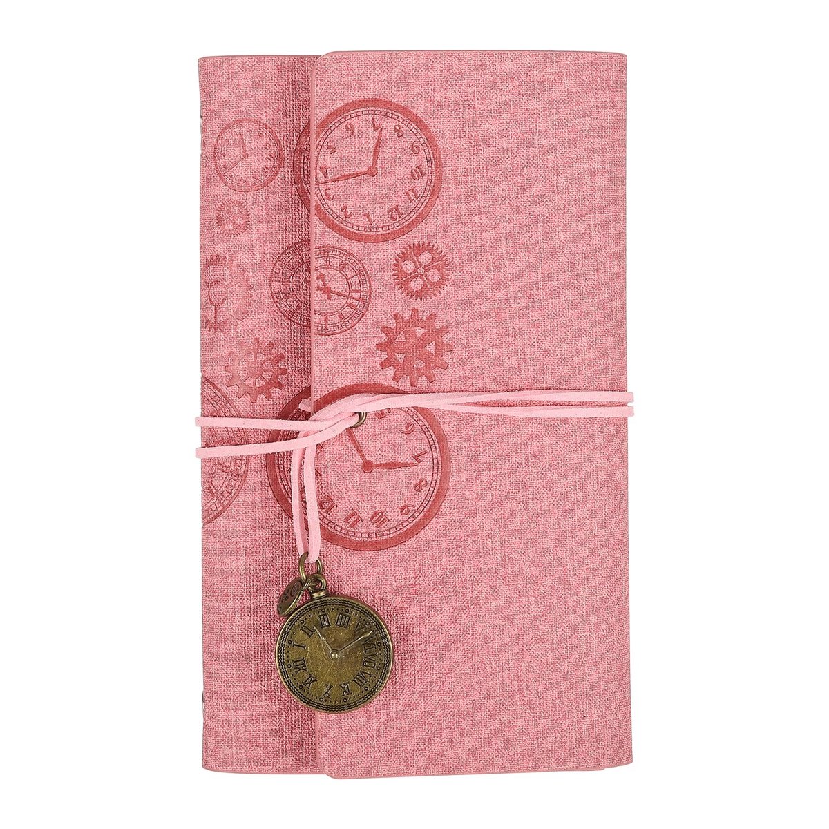 Omgoods - A6 PU-Lederen Notitieboek - Vintage Reizen Dagboek met 160 Pagina's