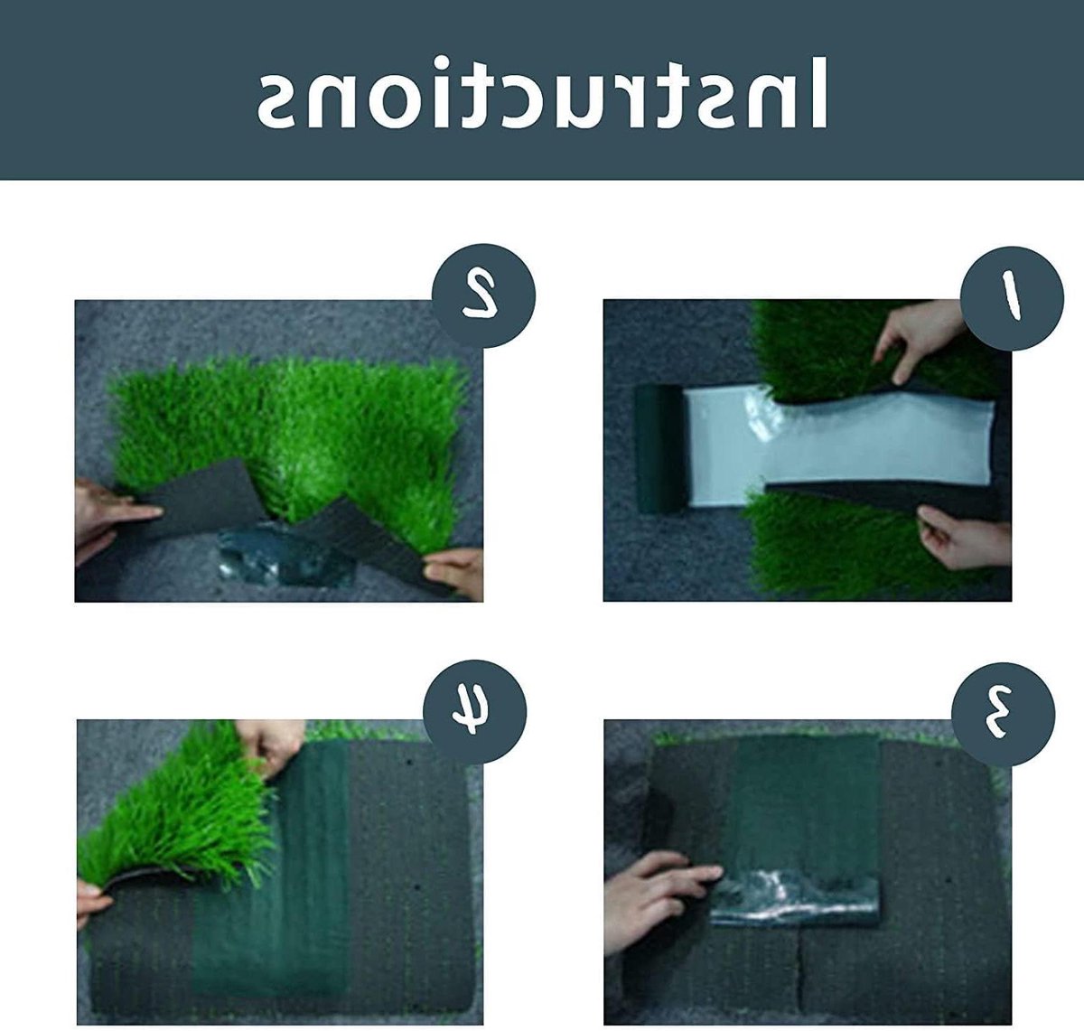 Kunstgras naadband - Verbindende tape gazon - Gazon aanleggen - Dubbelzijdig zelfklevend - 50 mm x 5 m - Groen