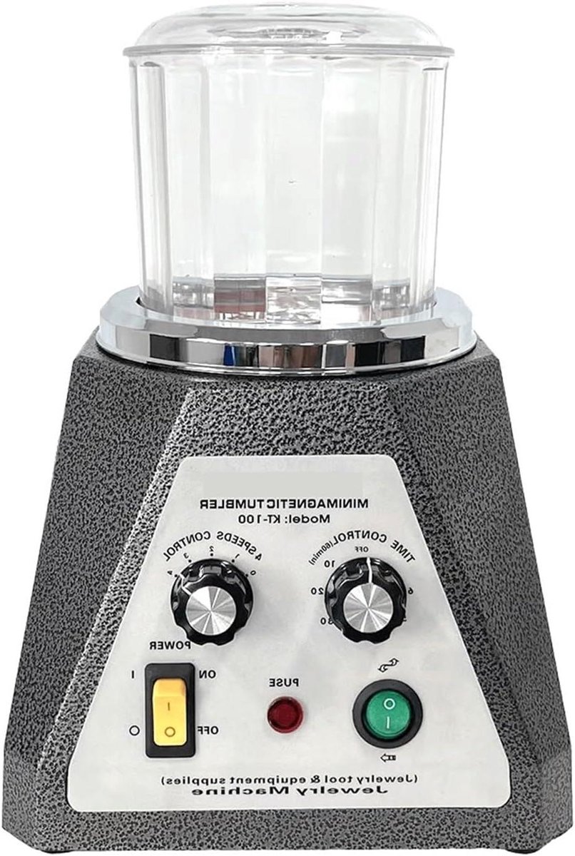 Magnetische Polijstmachine - Sieraden Polijster - Metaal Polijsten - Automatisch Proces - 400 g Capaciteit - One Color