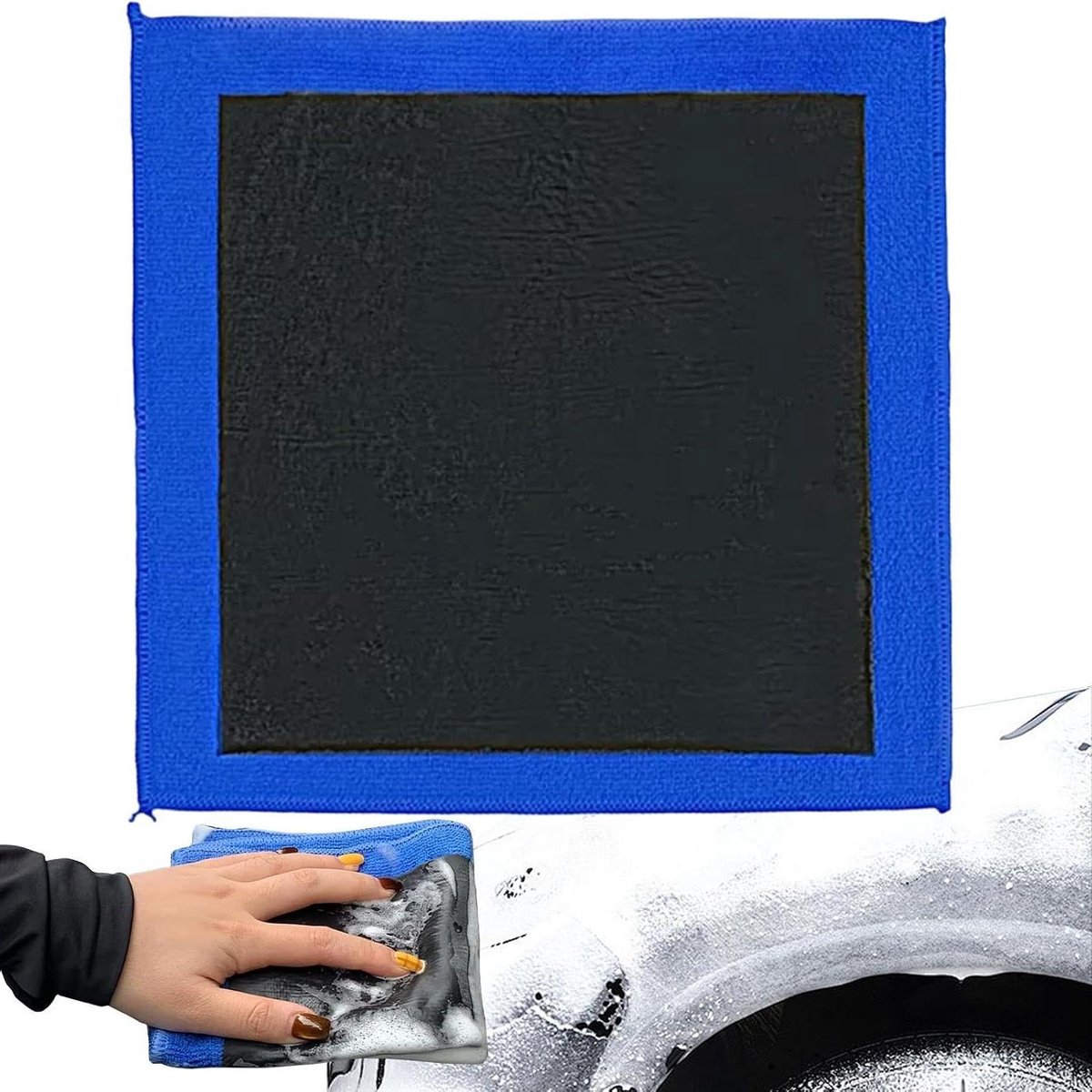 Autowashand - Reinigingshandschoen Poetsdoek - Auto Reinigen - Klei Textuur - 30 cm - Magische Modderdoek