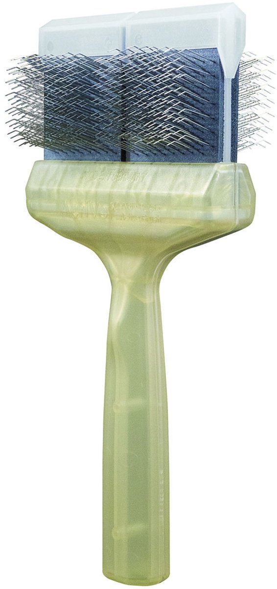 ActiVet Goud Coat Grabber Dubbel/Groot | Ultra zachte Plukborstel
