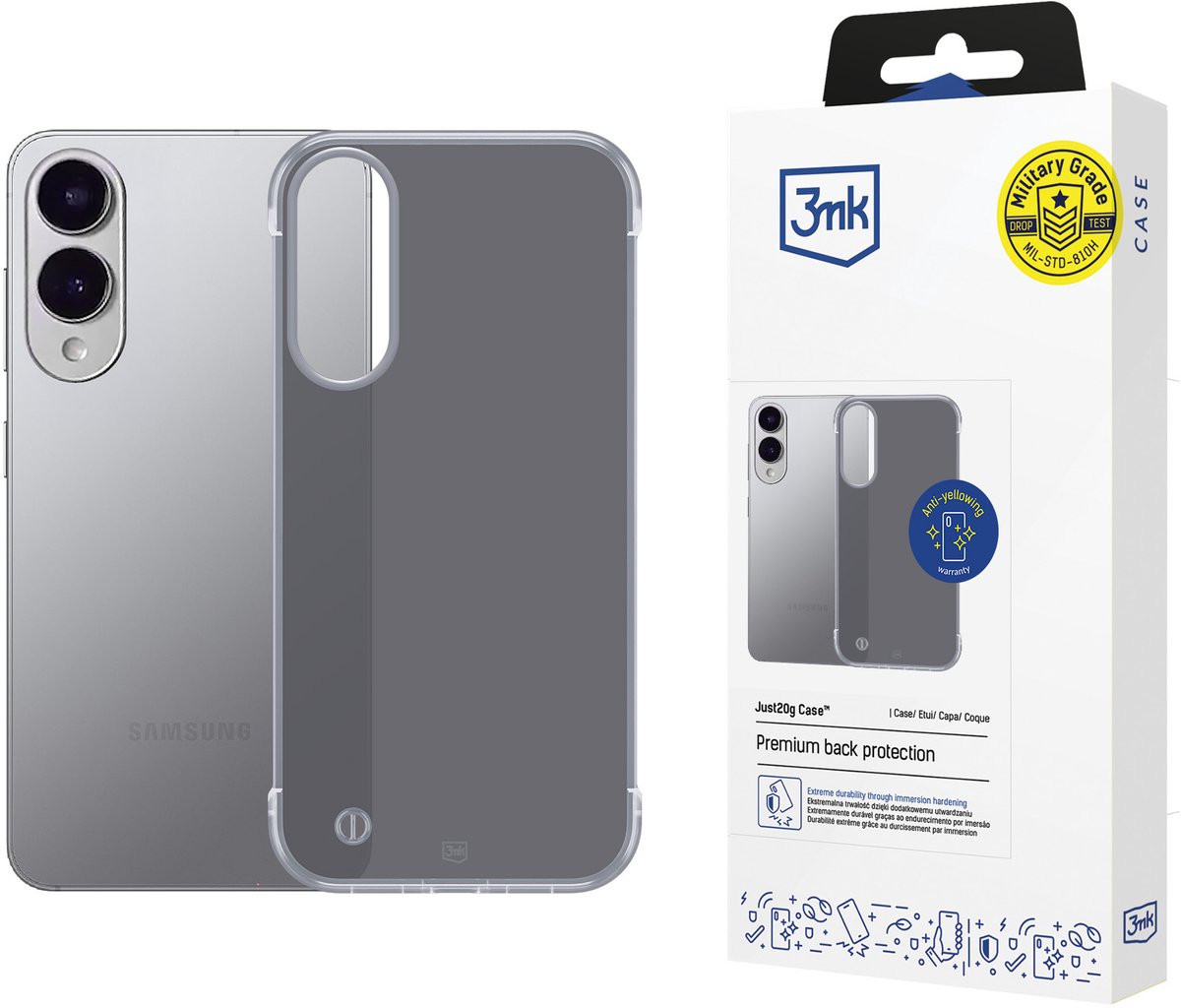 Samsung Galaxy S25 Edge - 3Mk Just20G Mat Hoesje