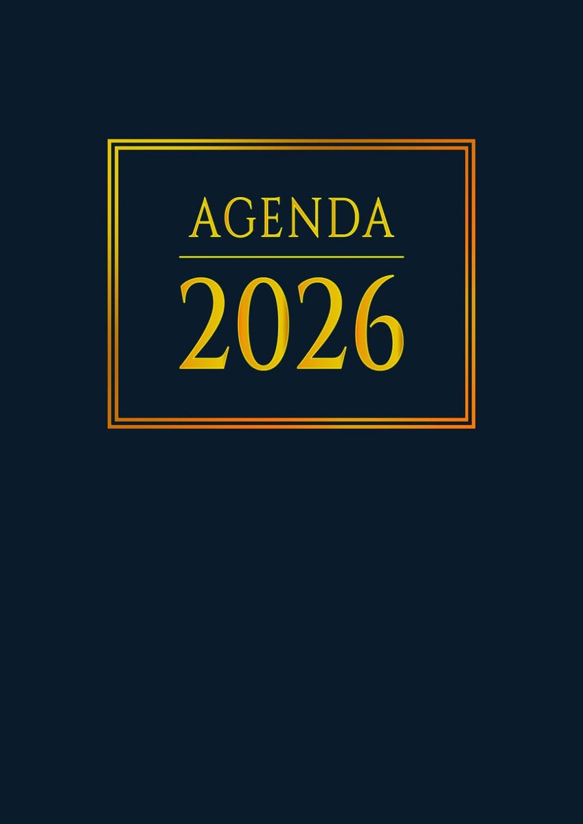 Agenda Journalier 2026 - A4 formaat - 365 pagina's gelijnd en gedateerd - Perfect voor dagelijkse planning - ShopVlot