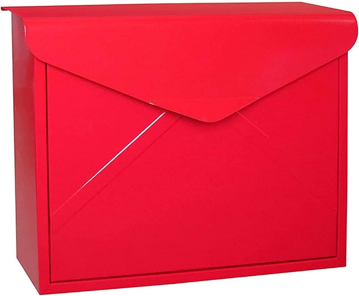 Wandmailbox - Brievenbus pakketbox - Veilig post ontvangen - Waterdicht afsluitbaar - 38x12.5x29.5cm - Zwart