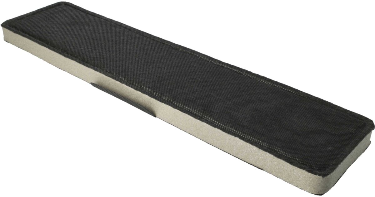 vhbw 4x Vervangend actiefkoolfilter voor Miele DKF 21, DKF 18-1, DKF 18-2, DKF 20, DKF 20-1 afzuigkap - 43 x 10 x 2 cm