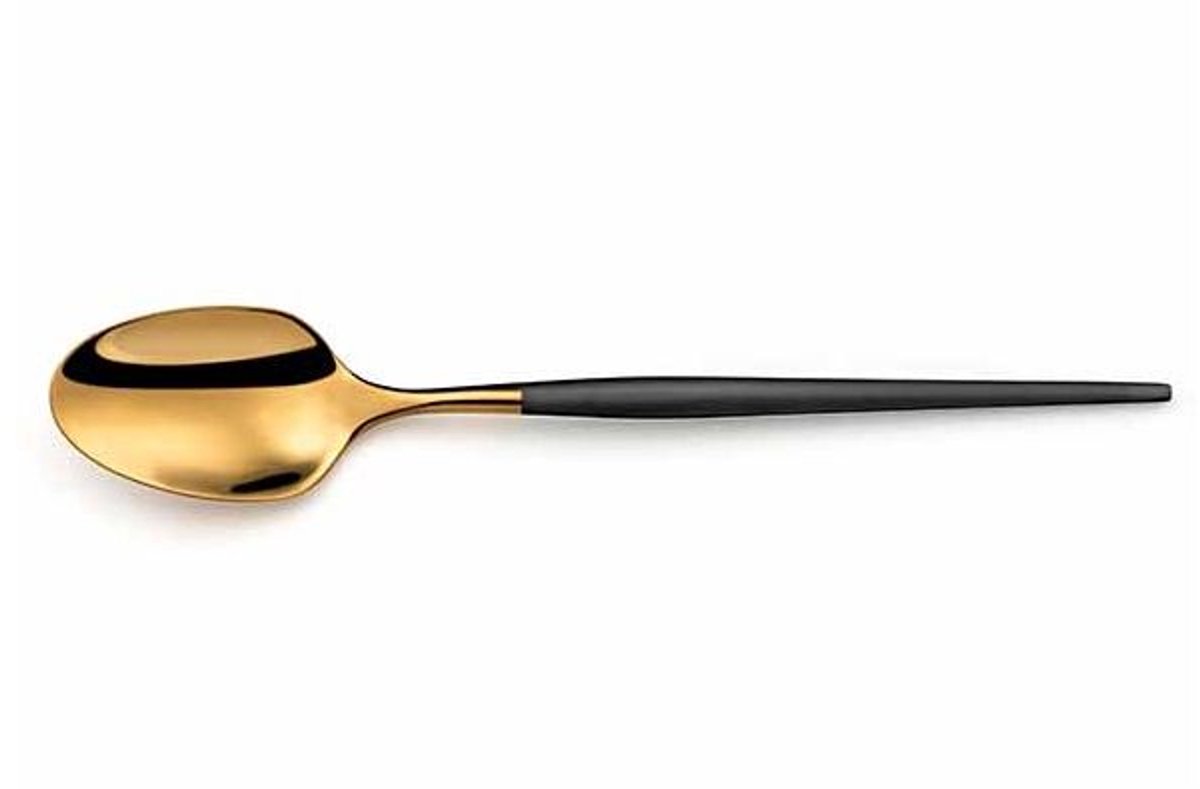 Soprano Black-gold Tafellepel L20,3cm