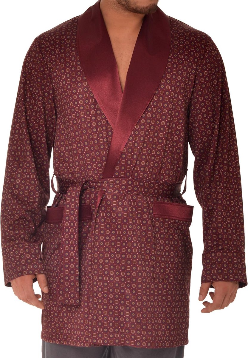 Heren ochtendjas Brais RE-503 - kort - dun en licht