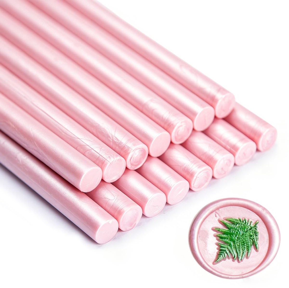 stok, Zifospy 15 Stuks Lijmpistool Lakzegel Sticks voor Zegellak, Zegellak Sticks voor Trouwkaarten, Kaarten,Enveloppen (Pearlescent Pink)