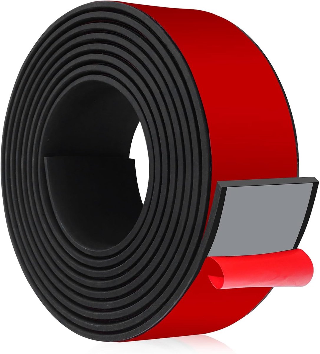 strips zelfklevend 6 m(L) × 50 mm(B) × 1,5 mm(T) massief rubberen profielen neopreen rubberen strip voor afdichting, DIY, anti-vibratie (zelfklevend)