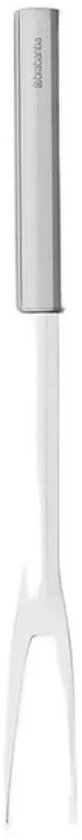 Fourchette à viande Brabantia en acier inoxydable avec manche en métal.