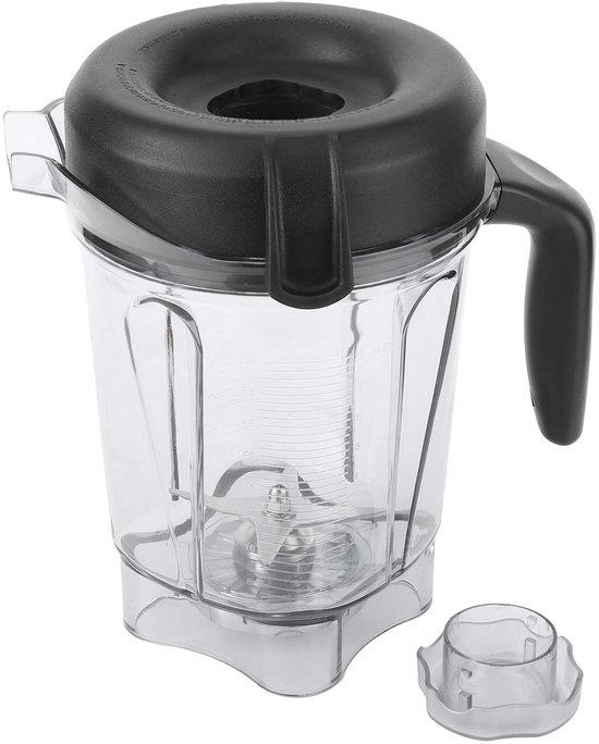 SnelShoppen - Food Chopper, Voedselverwerker, Transparante Blender Kom met Vervangende Mesdeksel, Geschikt voor 64oz Container, Ideaal voor Keuken, Ba — afbeelding 5
