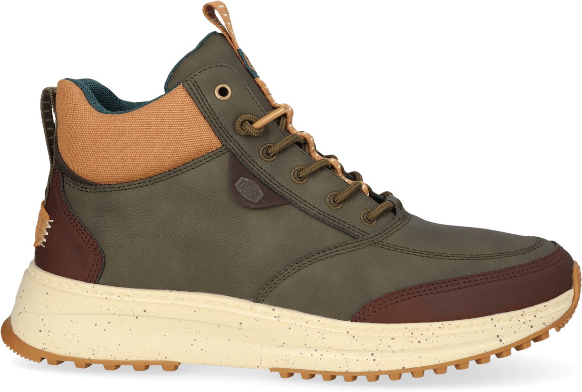 HEYDUDE - Tahoe Classic Heren Boots Dark Olive/Multi - Maat 45
