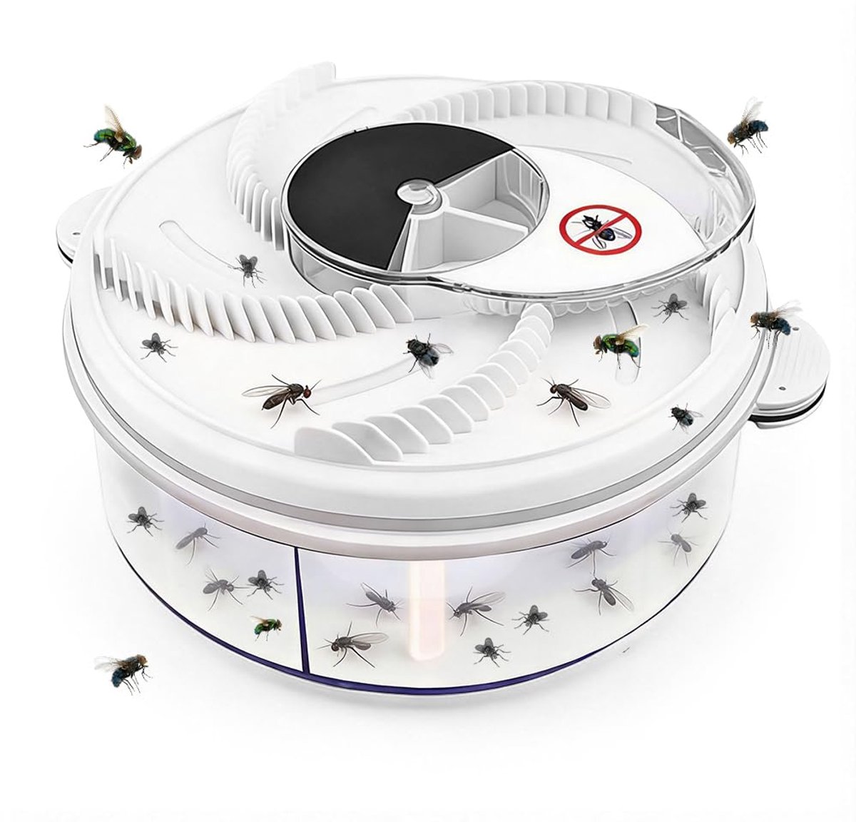 Ryoudavell - Elektrische Vliegenvanger USB - Automatische Vliegenval met LED Licht - Insectenvanger en Muggenvanger - Elektrische Vliegenval voor Keuken en Huis - Vliegen Vanger Insectenvanger Tegen Vliegen en Muggen