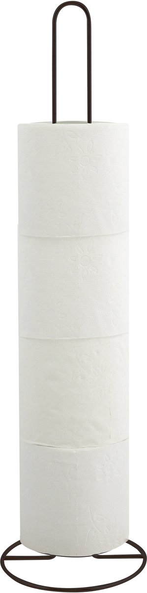MSV Toiletrolhouder Staand – Vrijstaande Toiletpapierhouder en Toiletpapier Dispenser voor Elke Badkamer