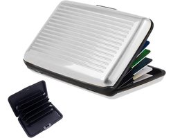 JeoPoom Creditcardhouder van aluminium, visitekaartjes etui, visitekaartjeshoes voor het opbergen van visitekaartjes - ShopVlot
