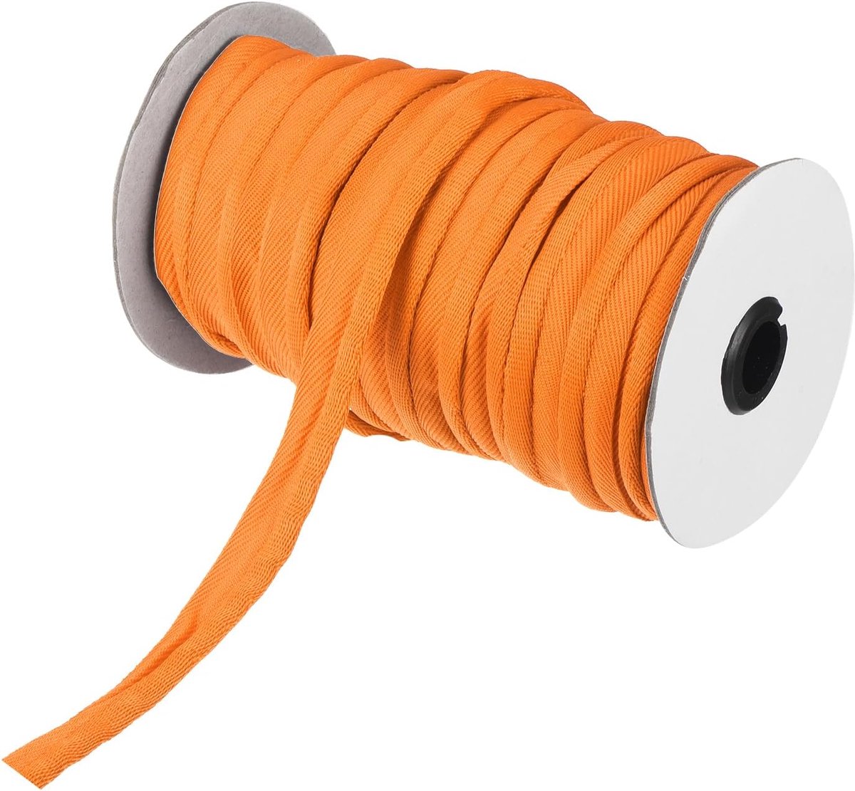 Band voor het omzetten van buizen 10 meter 12,7 m band voor het naaien DIY rand stof lichtoranje