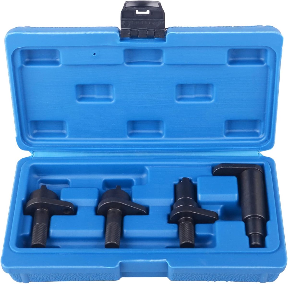 4-delige motorinstelgereedschapset compatibel met VW Seat Skoda 1,2 l | Nokkenasgereedschap, compatibel met VW, Seat, Skoda 1,2 l, 6 V, 12 V, VAG, 1,2 liter, T10123, T10121, T10120 tandwielwissel