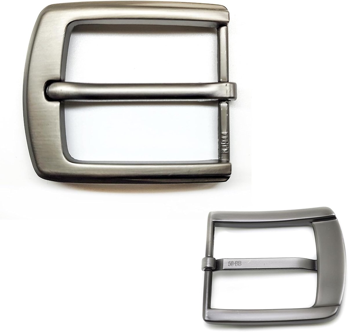Riemgesp voor heren, vervangende gesp 40 mm, riemgespen voor heren, riemgesp, klassiek metaal, Matte kleur, Universelle Größen