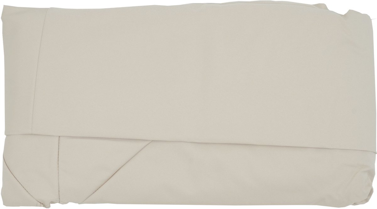 Parasolhoes T44, 8 stokjes 3x3m polyester, vervangende hoes voor zweefparasol T44 ~ terracotta met klep